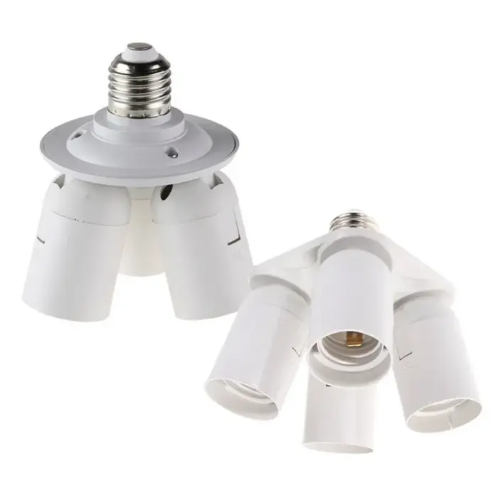 Image de Adaptateur LED E27 3/4 Têtes - Douille Extender Multi-Usage