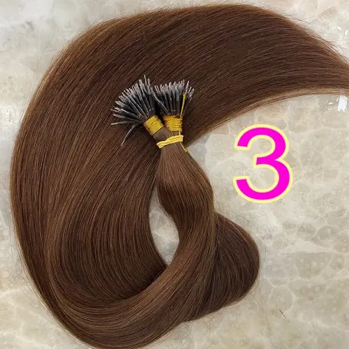 Image de Extensions Cheveux Humains Vierges Ombré Micro Anneaux