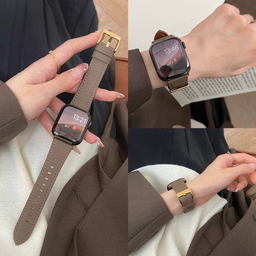 Bild von Elegante Lederarmband für Apple Watch – Perfekt für Frauen