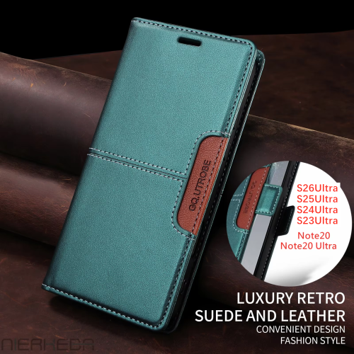 Immagine di Custodia a Portafoglio in Pelle per Samsung Galaxy S25 S24 S23 FE S22 S21 S20 Plus Note20 Ultra A17 A37 A16 A36 A56 A26