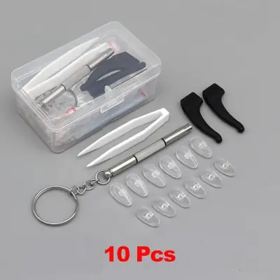 Image de Plaquettes Nez en Silicone pour Lunettes - Kit de Réparation