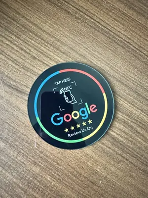 Image de Sticker NFC Programmable - Google Reviews & Accès Contrôlé