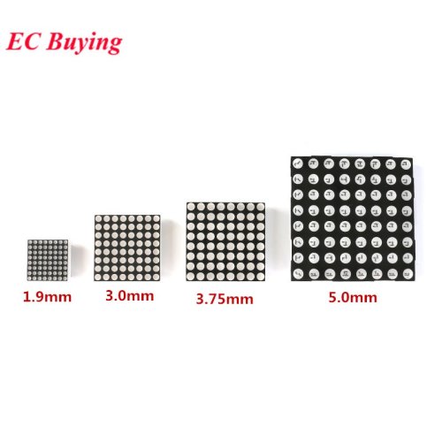 Imagen de Módulo LED Rojo 8x8 para Proyectos DIY