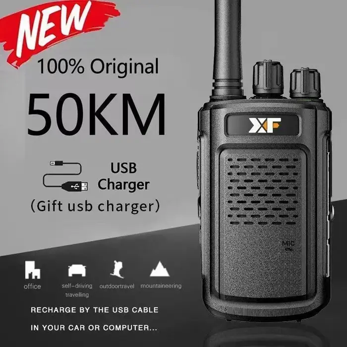 Image de Talkie-Walkie UHF 8W 5200mAh - Baofeng XF-888S