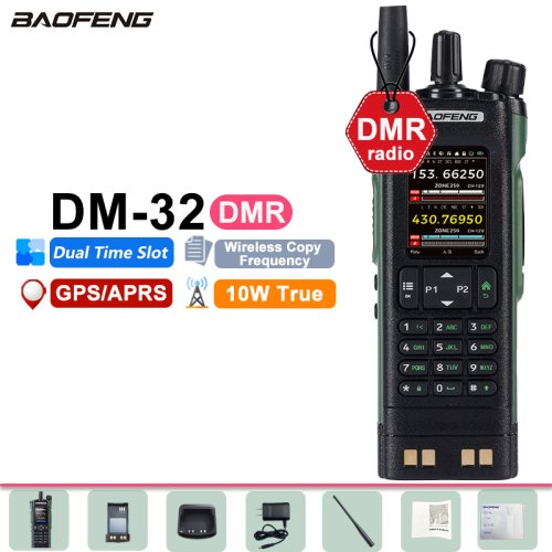 Immagine di Walkie Talkie Baofeng DM-32UV con GPS e DMR Digitale