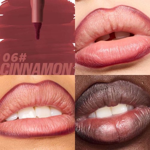 Afbeelding van Matte Bruine Lip Liner Potlood – Waterdicht & Langdurig