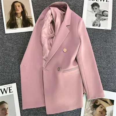 Image de Blazer Femme Couleur Bonbon - Élégant et Tendance