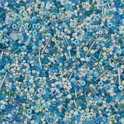 Image de Perles de Rocaille Multicolores - 1000 Pièces pour Bijoux