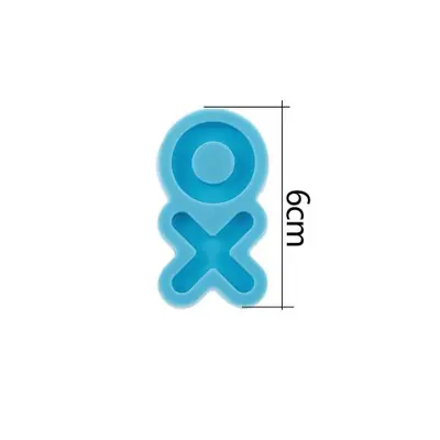 Image de Moule Silicone Tic Tac Toe - Création de Bijoux en Résine
