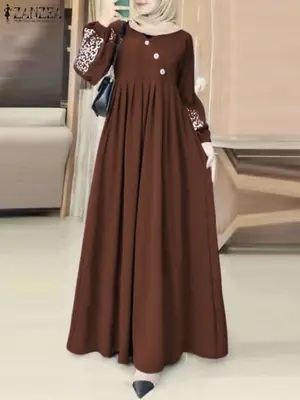 Image de Robe Abaya Élégante pour Eid 2025
