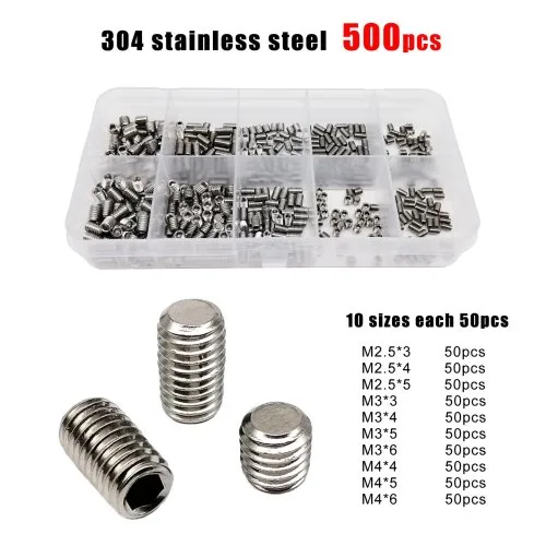 Roestvrij 500pcs