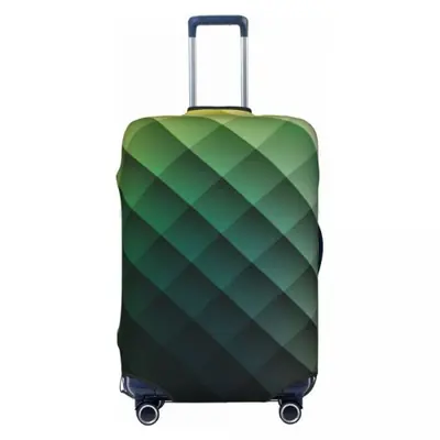 Image de Housse de Valise Imprimée Losange - Protection Élégante pour Vos Voyages