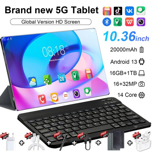 Imagen de Tableta 5G de 36 Pulgadas con 16GB RAM y 1TB ROM