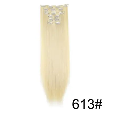Image de Extensions Cheveux Synthétiques 24" - 16 Clips Longs & Lisses