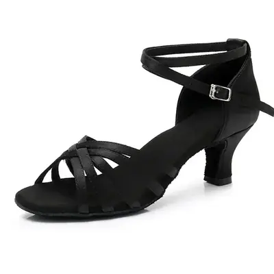 Image de Chaussures de Danse Latine Femme - Talon 5-7 cm Satin