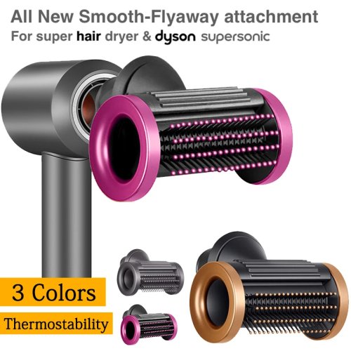 Image of Natural Anti-Flyaway Nozzle Attachment for Dyson Supersonic HD15 Hair Dryer – Heat-Resistant, Non-Melting, Precision Styling Accessory