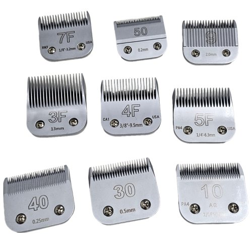 Imagen de Cuchilla Cortadora Profesional para Perros Compatible con Andis, Oster, A5, Wahl y KM – Alta Precisión y Durabilidad para Peluquería Canina