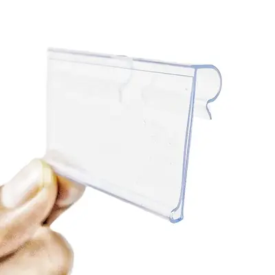 Image de Support Étiquettes Prix PVC - Présentoir Suspendu