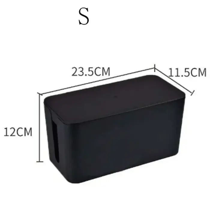 Image de Organisateur de Câbles pour Bureau - Boîte Anti-Poussière