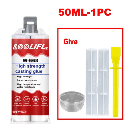 Imagen de Adhesivo de fundición epoxi impermeable de soldadura de 50ml, el relleno de unión más fuerte para metales, plásticos, cemento y varios materiales!