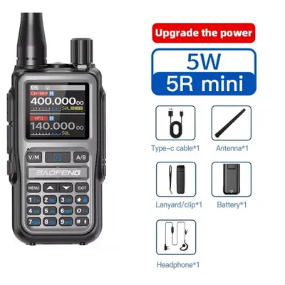 Baofeng UV-5R Mini - Talkie-Walkie Portable Multibande