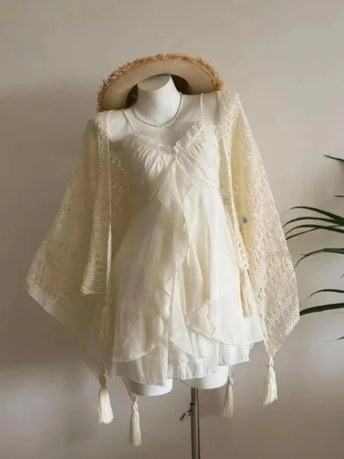7019 Beige Short Set