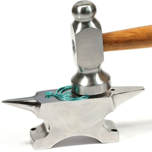 Imagen de Yunque de Cuerno Profesional para Joyería: Herramienta Esencial para Dar Forma y Alisar Metales en la Fabricación de Anillos y Joyas con Precisión