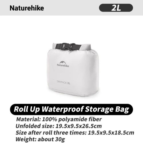 Immagine di Borsa Asciutta Impermeabile NatureHike - Ideale per Kayak, Pesca e Rafting