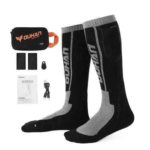 Image de Chaussettes Chauffantes Électriques pour Ski & Randonnée
