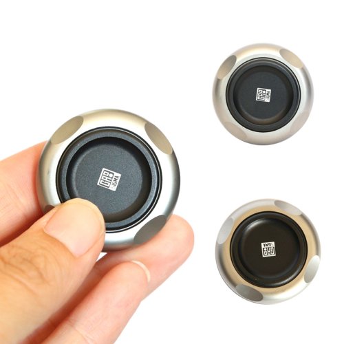 Zdjęcie Mini moneta magnetyczna dotykowa karta Push deskorolka grzechotka Fidget EDC redukcja stresu antystresowy metalowy żyroskop na czubku palca zabawka
