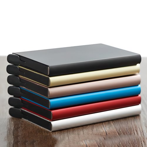 Afbeelding van ID Credit Bankkaarthouder Portemonnee Luxe Merk Mannen Vrouwen Anti Rfid Blokkeren Beschermd Magic Slim Mini Kleine Geld Portefeuilles Case