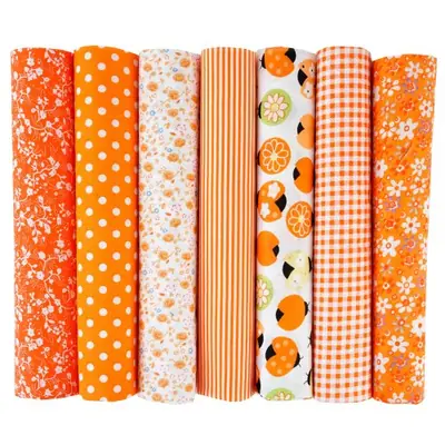 Image de Kit de Tissus Carrés 25x25cm & 50x50cm pour Patchwork et Couture