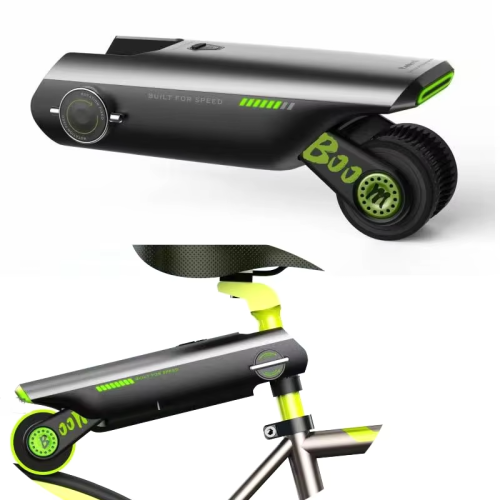 Bild von Tragbarer Fahrrad-Elektrobooster 18V 200W – Leistungsstarker und langlebiger Motor für E-Bike, Mountainbike & Cityrad