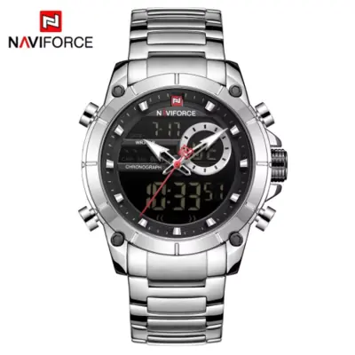Image de Montre Homme Sport Luxe Naviforce 9163 - Quartz Acier Étanche