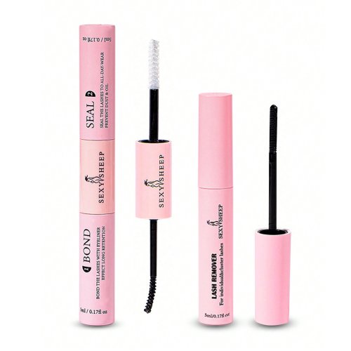 Image of Organic Lash Bond & Seal Kit – Natural 10ml Individual Eyelash Glue with Super Strong Hold, DIY Lash Extensions, and Gentle 5ml Remover for Long-Lasting, Safe Application