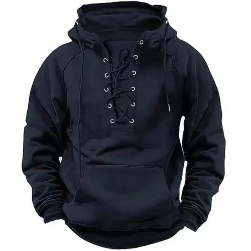 Image de Hoodie Homme Streetwear Vintage - Coupe Ample & Confortable
