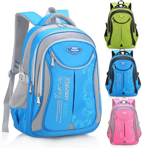 Imagen de Mochila Escolar Nueva para Niños y Adolescentes, Impermeable, de Gran Capacidad con Compartimentos Organizados para Libros y Accesorios