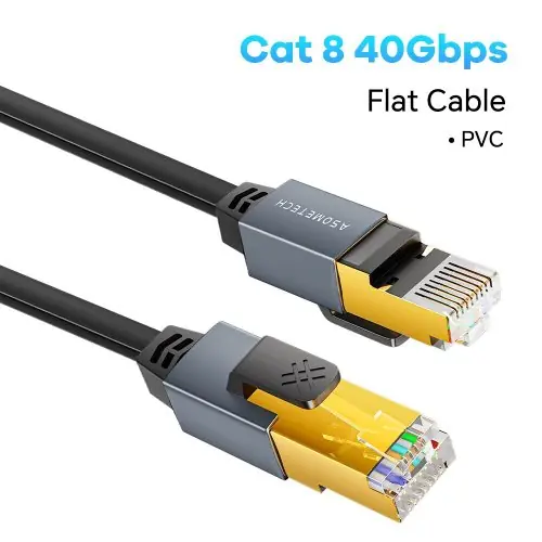 Image de Câble Ethernet Cat 8 40Gbps - Ultra Rapide & Fiable