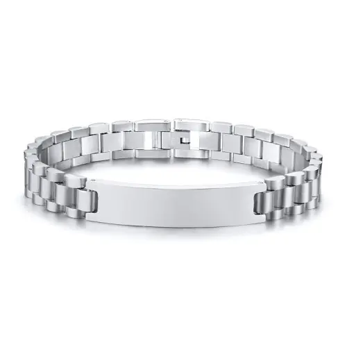 Image de Bracelet d'Identification Luxe - Personnalisé & Élégant