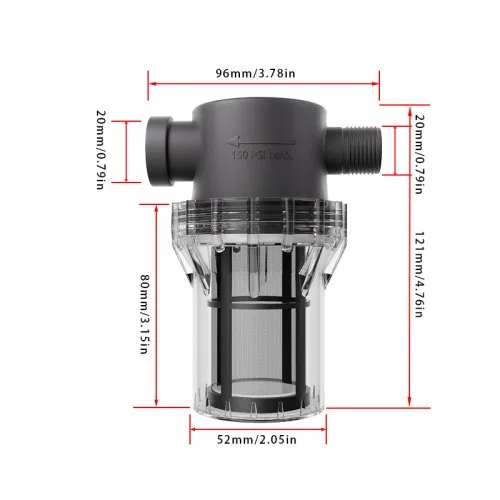 FM 0,5 inch 80 mesh