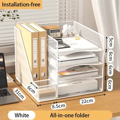 Image de Organiseur de Bureau Multifonction en Métal