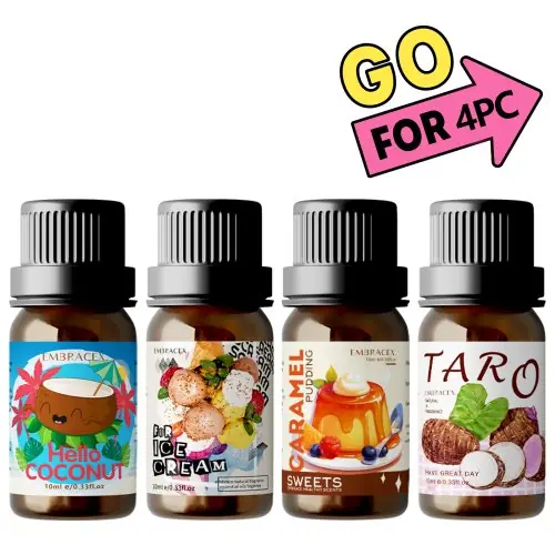 Image de Huiles Essentielles Gourmandes - 4 Fragrances Délicieuses