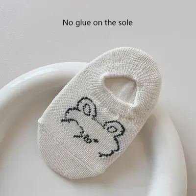 Image de Chaussettes Bébé Anti-Dérapantes Ours Mignons