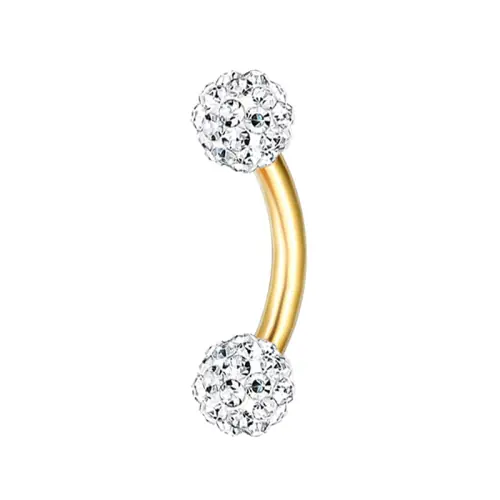Image de Anneaux de Piercing 16G - Acier Inoxydable & CZ
