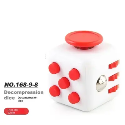 Image de Cube Anti-Stress Arc-en-Ciel - Fidget Toy Magique