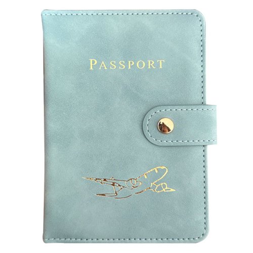 Imagen de Estuche para pasaporte con patrón de cuero Vintage, soporte para pasaporte para mujer y hombre, orga...