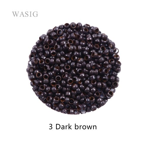 Immagine di Anelli Micro Nano per Estensioni Capelli - Set di 1000 Pezzi da 2,5 mm in 7 Colori Diversi