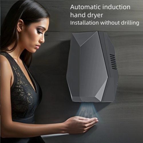 Imagen de Secador de Manos Automático con Inducción GMDQ de 1600W - Secado Rápido y Sin Contacto con Aire Caliente