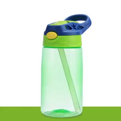 Image de Tasse d'eau enfant 480ml - Gobelet anti-fuite avec paille
