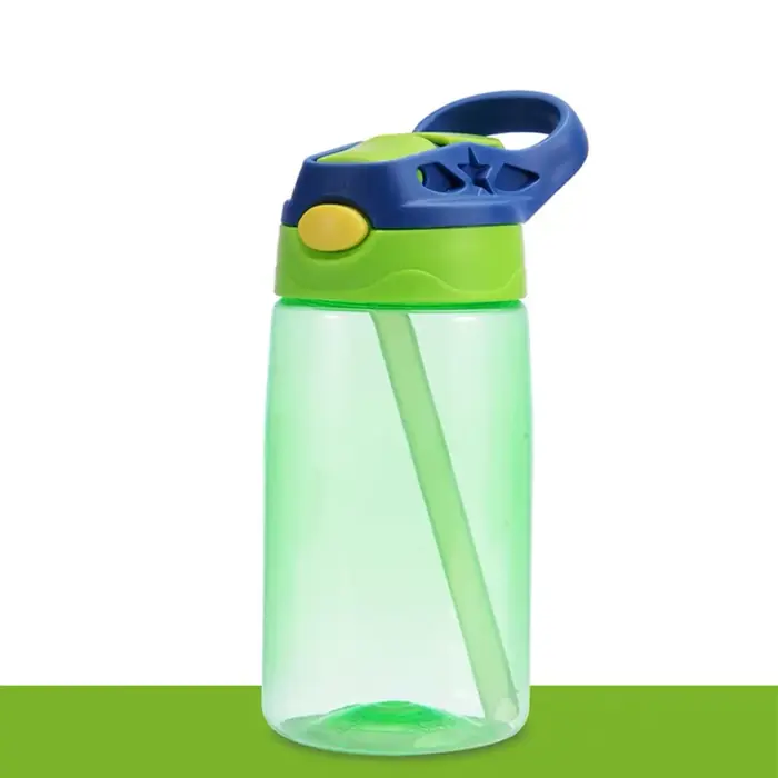 Image de Tasse d'eau enfant 480ml - Gobelet anti-fuite avec paille